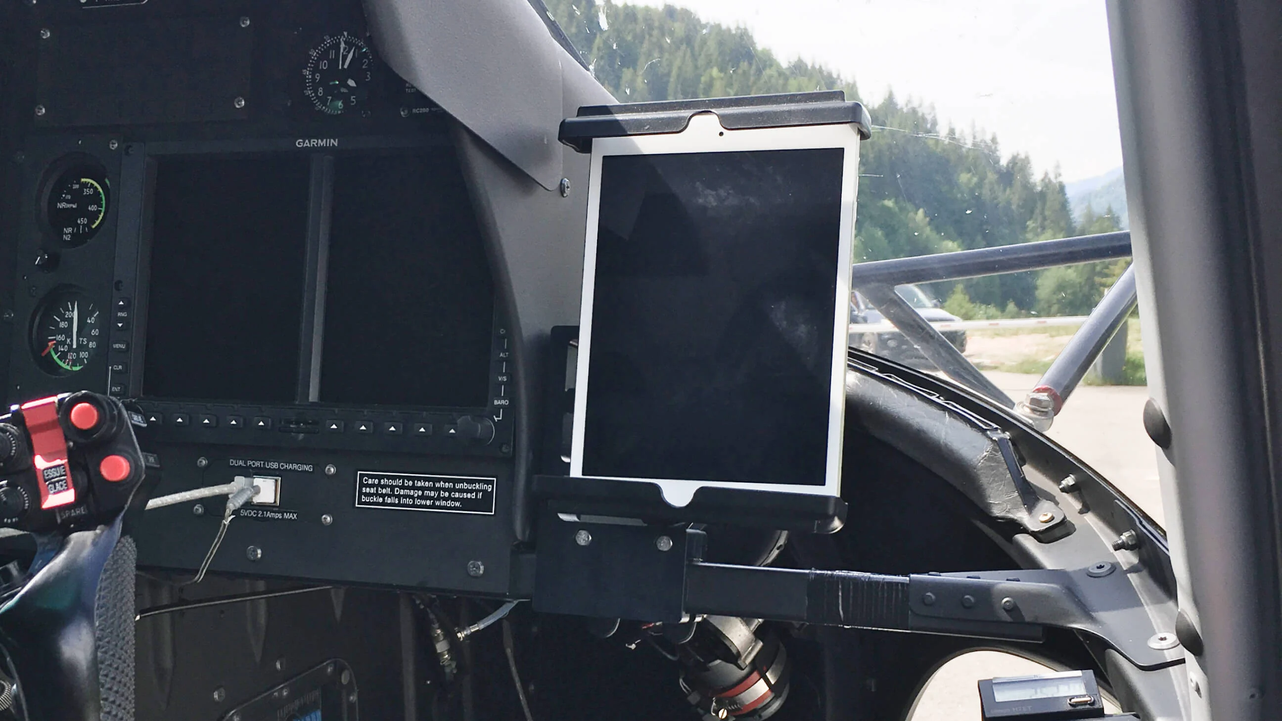 AS 350 B2 / B3 Electronic Flightbag Holder